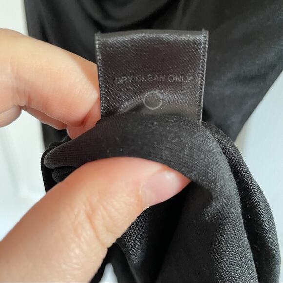 Barney’s New York Co-Op Drape Front Silk Dress - Picture 7 of 8